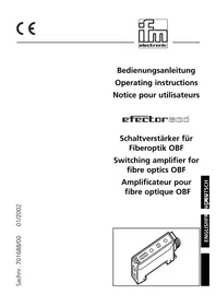 Notice IFM OB5028 Amplificateur