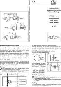 Notice IFM SF3210 Capteur de débit