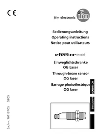 Notice IFM OG5112 Sicherheits- und Zugangskontrollsystem