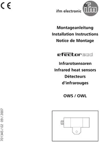 Notice IFM OW5011 Temperature Controller