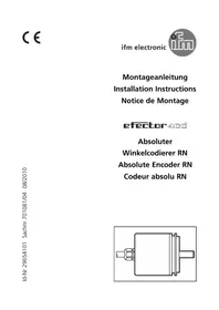 Notice IFM RN6010 Drehgeber