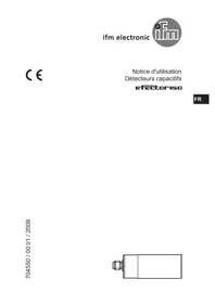 Notice IFM KI0051 Détecteur de proximité capacitif