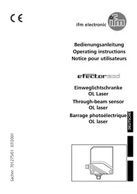 IFM OL5019 - Fotoelektrischer Sensor