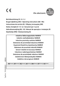 Notice IFM NE5004 Sensore