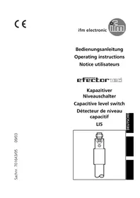 Notice IFM LI5043 Level sensor