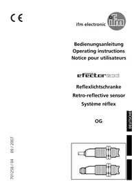 Notice IFM OG0032 Switch
