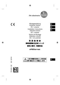 Notice IFM II5696 Inductive sensor