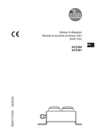 Notice IFM AC2380 Module électronique