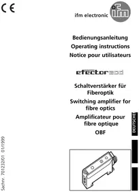 Notice IFM OB5020 Amplificateur