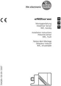 Notice IFM IM9906 Capteur inductif