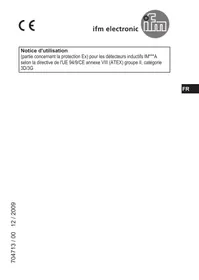 Notice IFM IM504A Capteur inductif