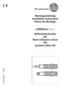 IFM OG5012 - Détecteur de mouvements