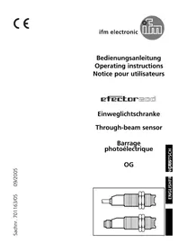 IFM OG8501 - Fotoelektrischer Sensor