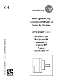Notice IFM RV6138 Switch
