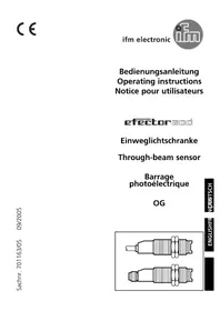 Notice IFM OG5041 Beleuchtung