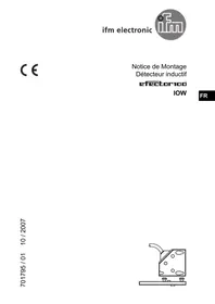 Notice IFM IO9923 Capteur inductif