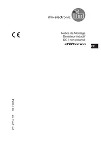 Notice IFM IG5818 Capteur inductif