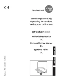 IFM OL5047 - Fotoelektrischer Sensor