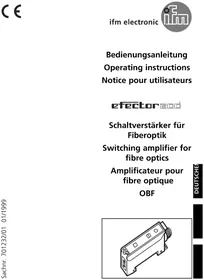 Notice IFM OB5022 Amplificateur