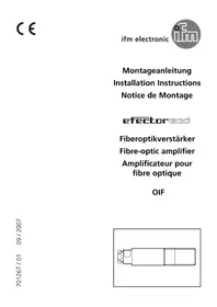Notice IFM OI0014 Amplificateur