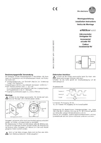 Notice IFM RV6153 Codeur rotatif