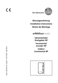 Notice IFM RP1318 Codeur rotatif