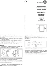Notice IFM RC6023 Codeur rotatif