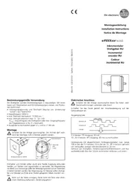 Notice IFM RU6109 Codeur rotatif