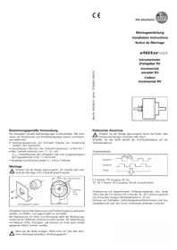 Notice IFM RV6017 Codeur rotatif