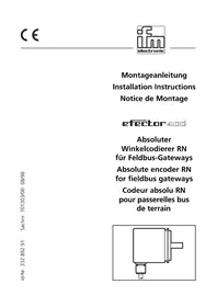 Notice IFM RN1201 Drehgeber