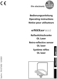 Notice IFM OL5022 Capteur photoélectrique