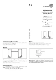 Notice IFM OT5027 Capteur photoélectrique
