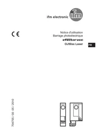 Notice IFM OJ5040 Capteur photoélectrique