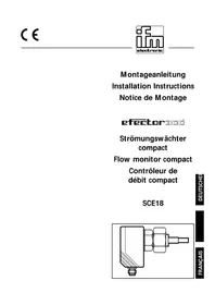 Notice IFM ST0512 Contrôleur de débit
