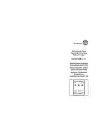 Notice IFM DD0031 Contrôleur de vitesse