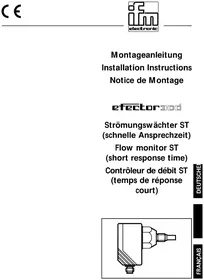 Notice IFM ST0526 Contrôleur de débit