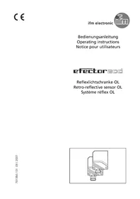 Notice IFM OL5037 Capteur photoélectrique