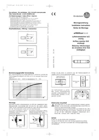 Notice IFM SL5203 Détecteur de flux d'air