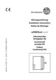 Notice IFM RU1079 Drehgeber