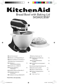 Notice KITCHENAID 5KSM2CB5BGS Robot de cuisine
