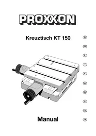 Notice PROXXON KT 150 Perceuse