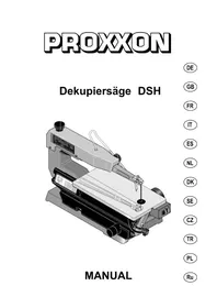 Notice PROXXON DSH Scie