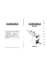 Notice PROXXON BSG 220 Ponceuse