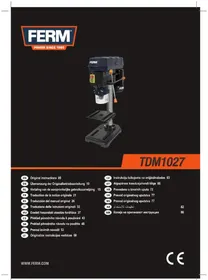 Notice Ferm TDM1027 Perceuse