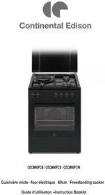 Notice CONTINENTAL EDISON CECM60FCW Four électrique