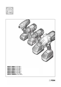 Notice Fein ASCD 181000 W34 SELECT Skruvdragare