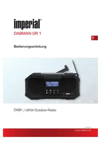 Notice Imperial DABMAN OR 1 Radio