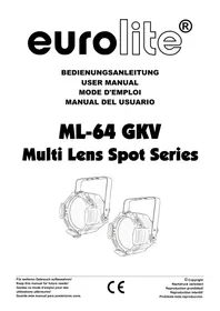 Notice Eurolite ML64 GKV Projecteur