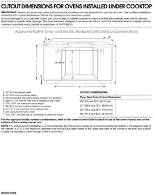 Notice JENN-AIR MEC7530BW Oven