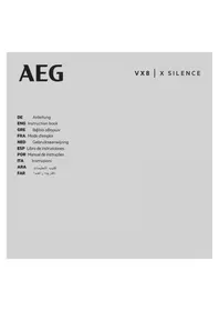 Notice AEG VX83DBP Aspirateur sans fil